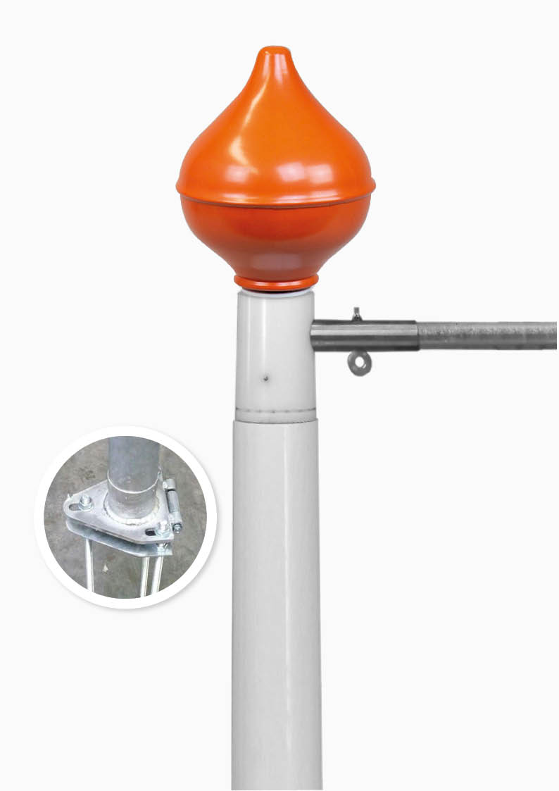 Aluminium Baniermast 