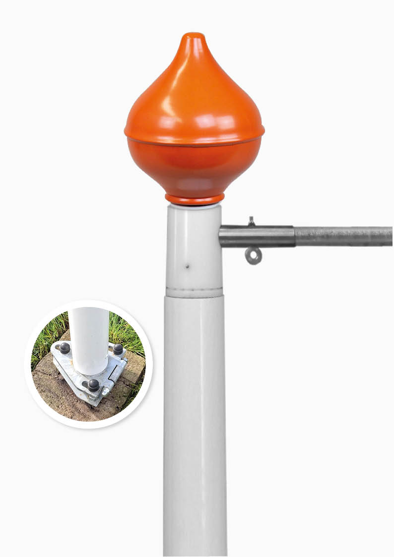 Aluminium Baniermast 