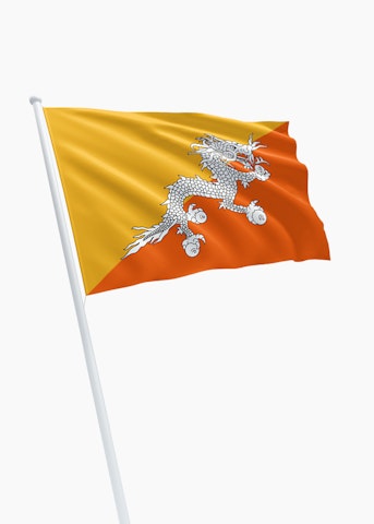 Bhutaanse vlag huren