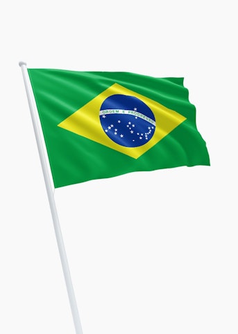 Braziliaanse vlag huren