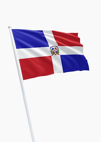 Dominicaanse Republiek vlag huren