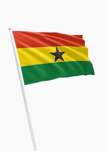 Ghanese vlag huren