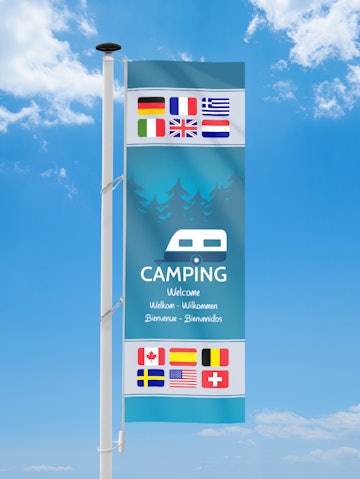 Camping vlaggen