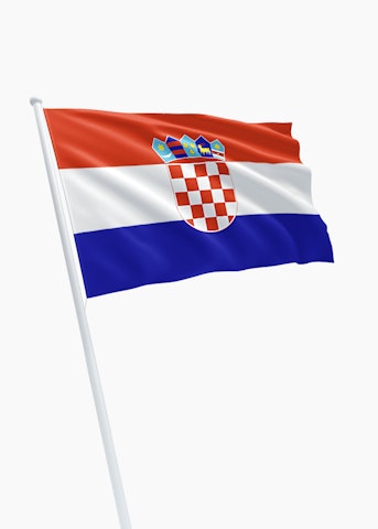 Kroatische vlag huren