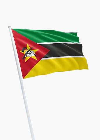 Mozambikaanse vlag huren