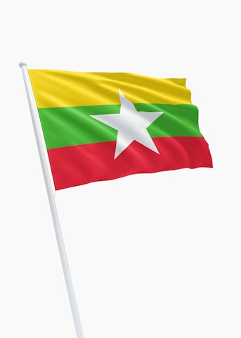 Myanmarese vlag huren