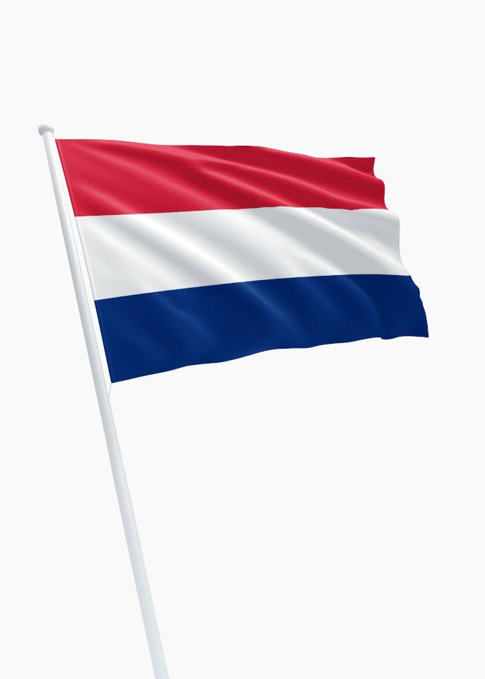 Telegraaf uitzetten Bedienen Rood-wit-marine blauwe vlag – Online bestellen – DVC