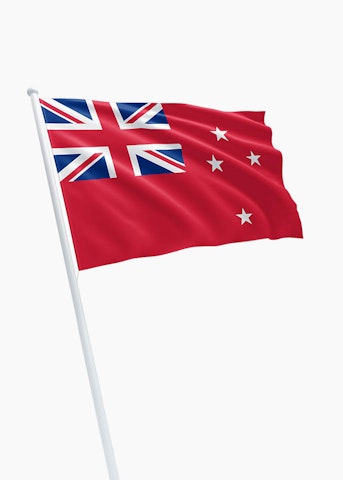 Nieuw Zeeland koopvaardij rechtformaat vlag