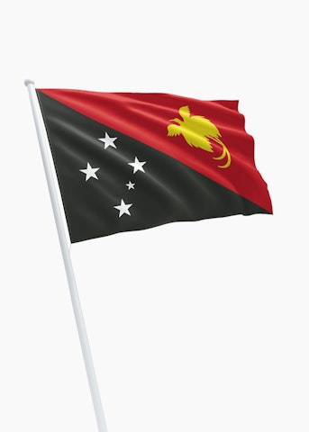 Papoea Nieuw Guinea vlag huren