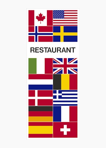 Restaurant vlaggen