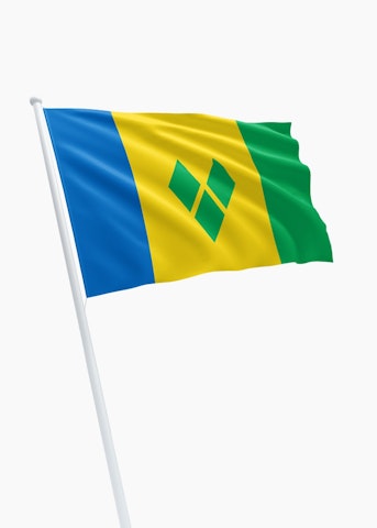Saint Vincent en de Grenadines vlag