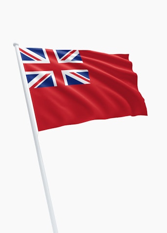 Verenigd Koninkrijk koopvaardij rechtformaat vlag
