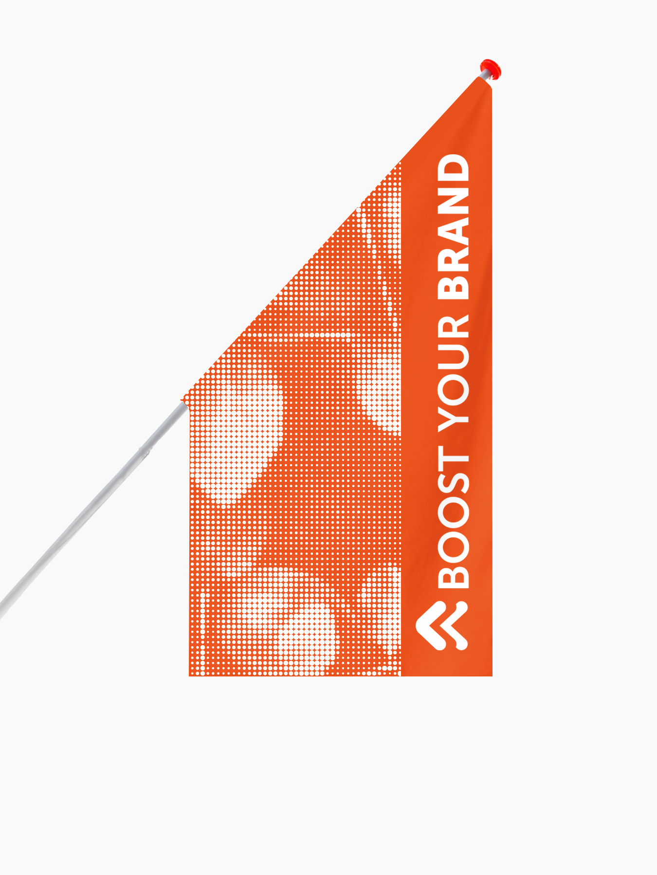 Kioskvlag PVC voor aan de gevel dubbelzijdig